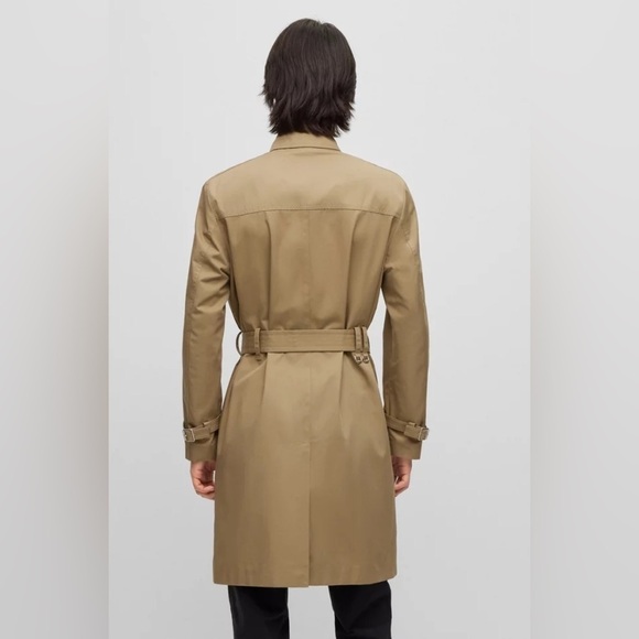 Hugo WATER-REPELLENT TRENCH COAT WITH BELTED CLOSURE - Picture 3 of 9